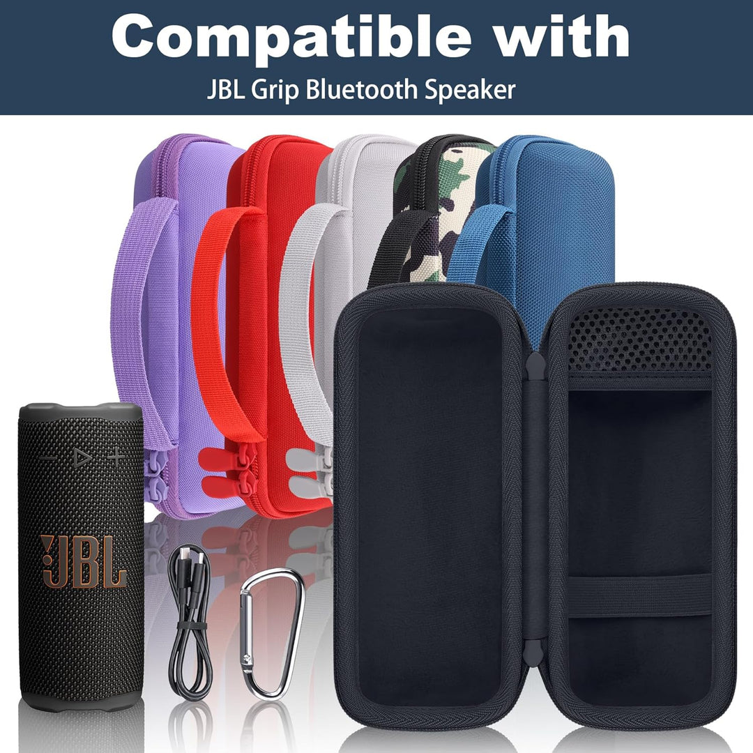 co2CREA Tasche für JBL Grip Kompakter Bluetooth Lautsprecher Hülle Case Etui Tragetasche Blau, Blau