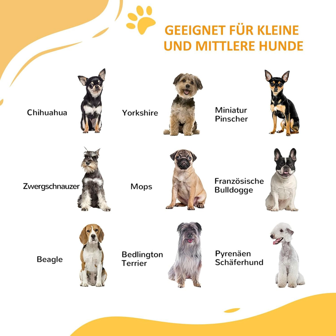 PawHut Treppenschutzgitter Türschutzgitter Ohne Bohren 74-100cm Kinderschutzgitter mit Auto-Close Be