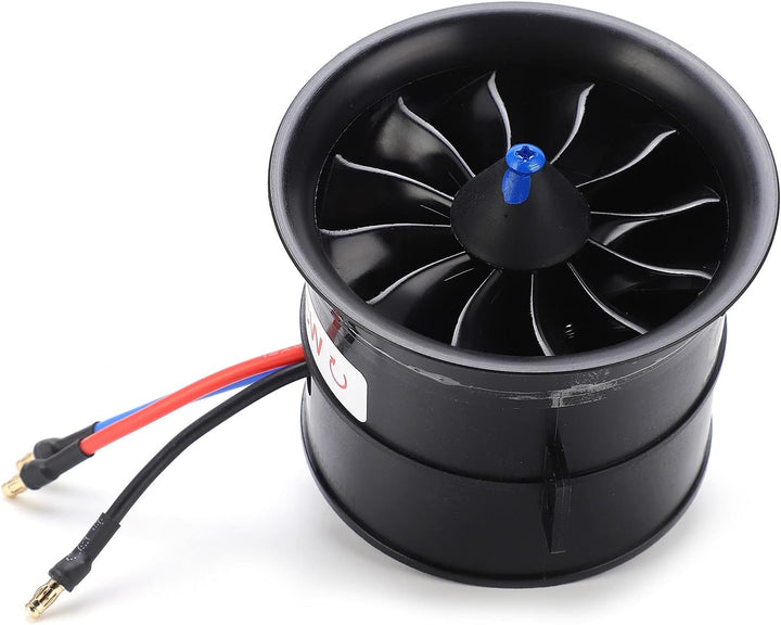 VGEBY 70mm RC Duct, EDF 70mm 12 Blätter Duct 6S 2100KV ESC Geschwindigkeitsregler Set Composite Mate