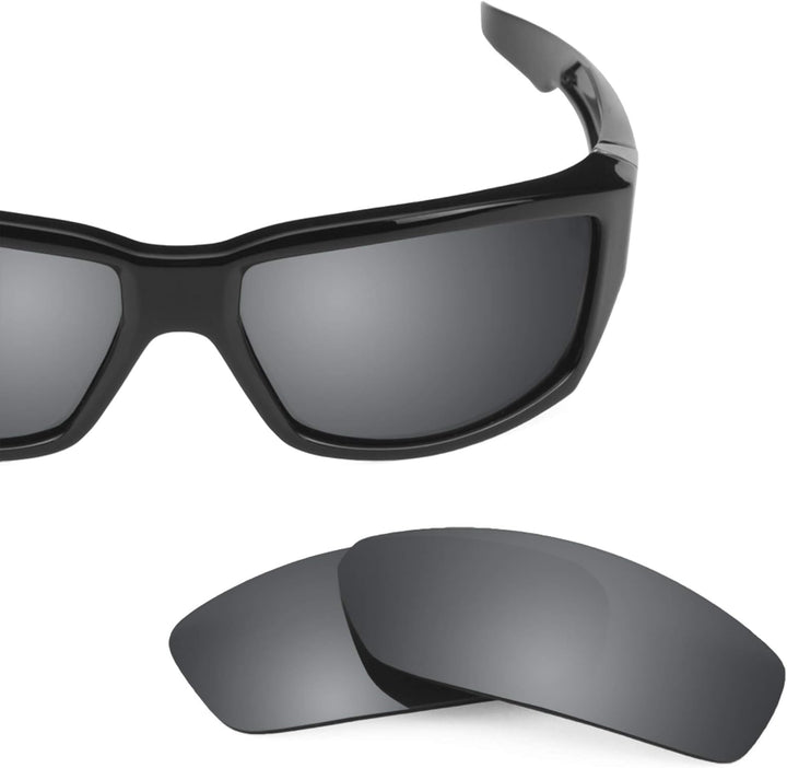 REVANT Ersatzgläser für Spy Optic Dirty Mo 59mm - Kompatibel mit für Spy Optic Dirty Mo 59mm Schwarz