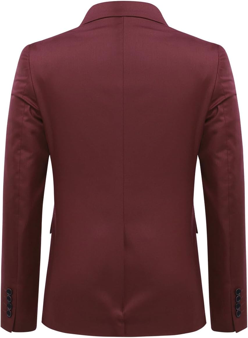 Allthemen Sakko Herren Slim Fit EIN Knopf Anzugjacke Herren Blazer für Business Hochzeit Freizeit S