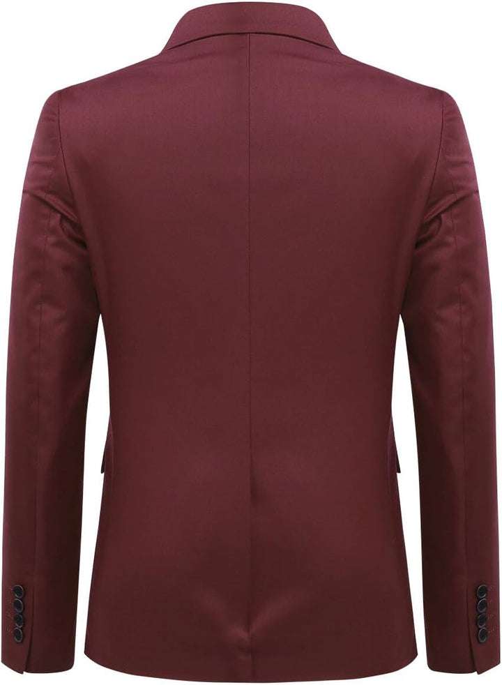 Allthemen Sakko Herren Slim Fit EIN Knopf Anzugjacke Herren Blazer für Business Hochzeit Freizeit S