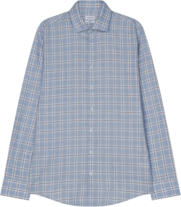 Seidensticker Herren Business Hemd - Bügelfreies, schmales Hemd - Slim Fit - Langarm - Kent-Kragen -