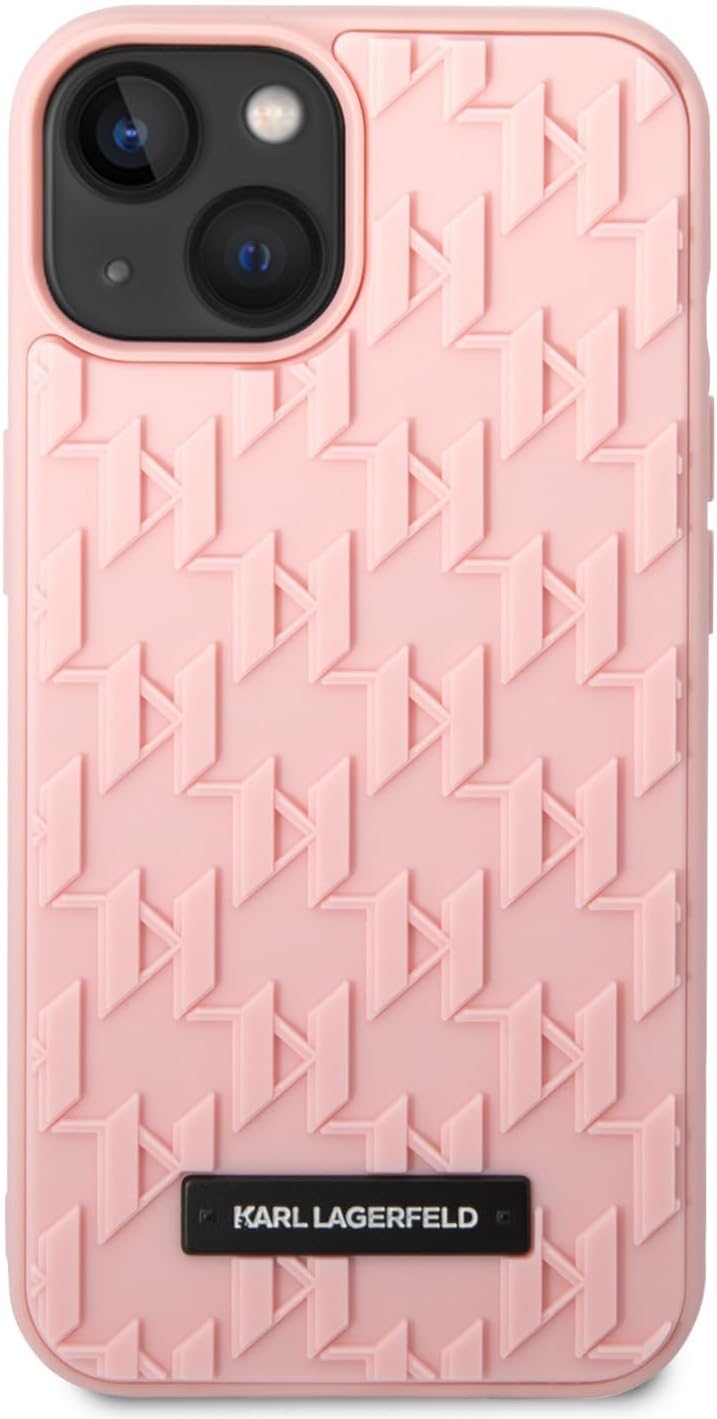 KARL LAGERFELD KLHCP14MRUPKLPP hülle für iPhone 14 Plus 6,7" hardcase rosa/pink 3D Monogram