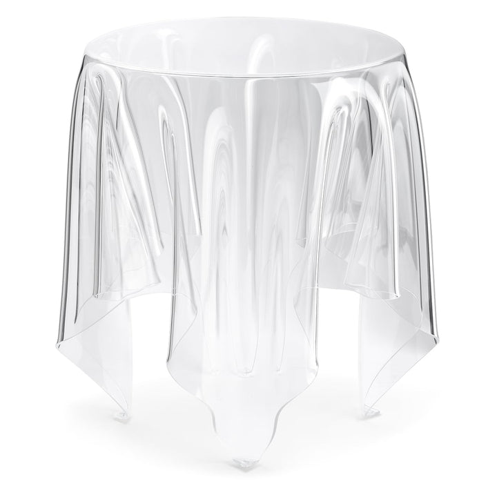 Essey Beistelltisch, Couchtisch, Grand Illusion, Acryl, Höhe 52 cm, Ø 42 cm, transparent