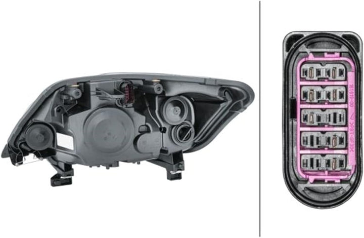 HELLA 1EJ 009 696-721 FF/Halogen-Hauptscheinwerfer - rechts - für u.a. Ford Kuga I Rechts (Beifahrer