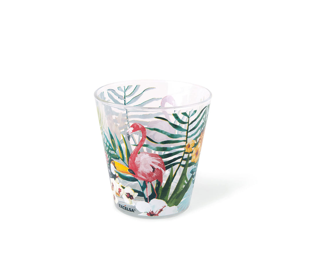 Excelsa Tropical Wassergläser, Glas, 6 Stück
