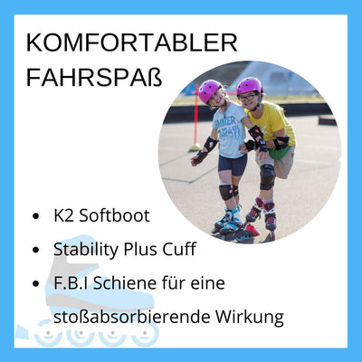 K2 Cadence verstellbare Kinder Inline Skates / Roller Blades / Roller Skates für Mädchen / 30E0876 3