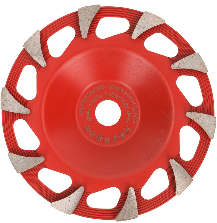 PRODIAMANT Diamant Schleiftopf 180mm Superlight Beton, leichtbau Schleifteller Bohrung 22,23, 180mm
