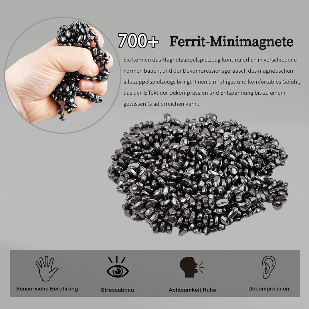 YANZHE Magnetsteine Stresskiller - Ungefähr 700 Stück Premium Mini-Magnetkugeln als Anti-Stress Spie