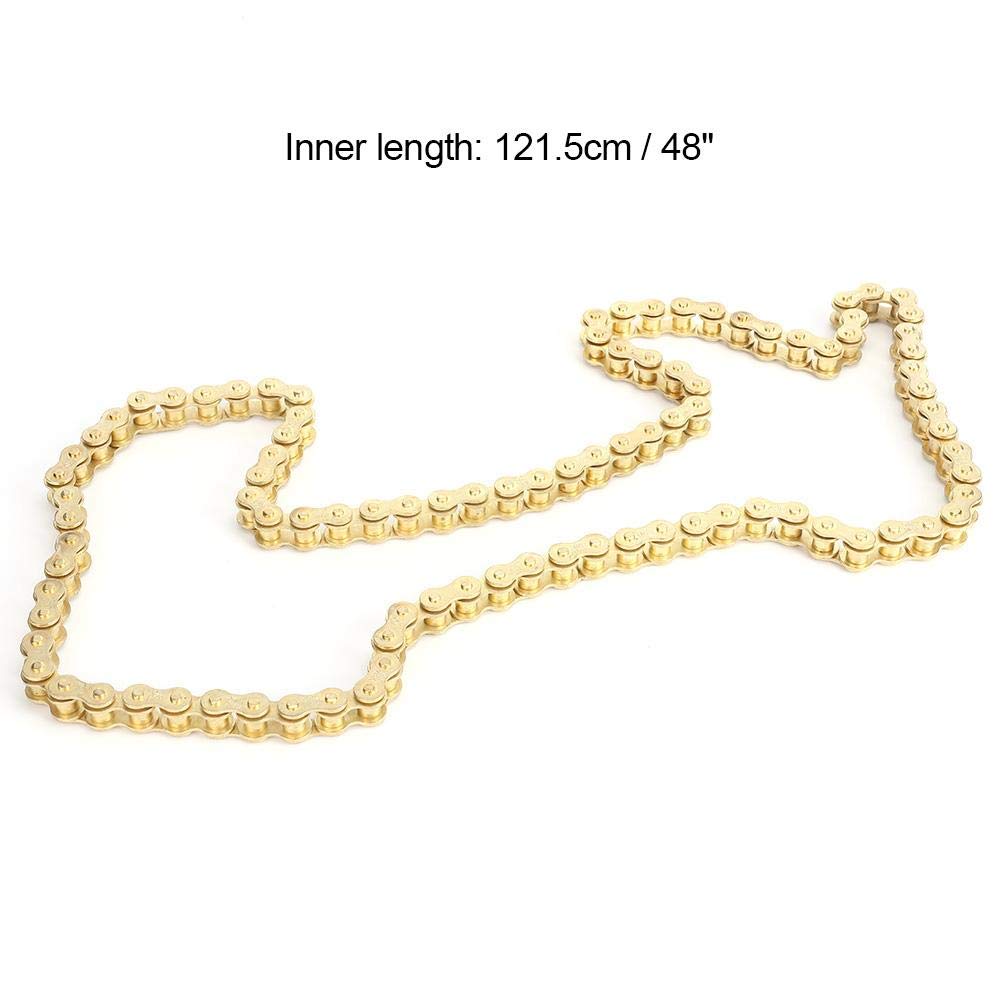 Suuonee Antriebskette, Motorrad 48 Glieder 420 Fahrrad Antriebskette für 50 110 125cc PIT Quad Dirt