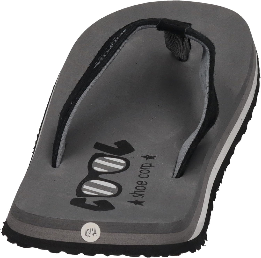Cool shoe Herren Original Flipflop 41/42 EU Weit Carbon, 41/42 EU Weit Carbon