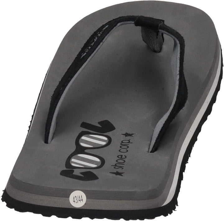 Cool shoe Herren Original Flipflop 41/42 EU Weit Carbon, 41/42 EU Weit Carbon