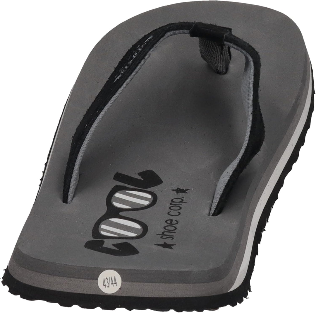 Cool shoe Herren Original Flipflop 43/44 EU Weit Carbon, 43/44 EU Weit Carbon