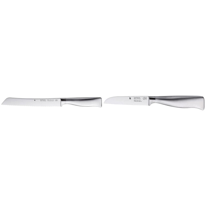 WMF Grand Gourmet Brotmesser Wellenschliff 32 cm, Klingenstahl, Klinge 19 cm &amp; Grand Gourmet Gemüsem