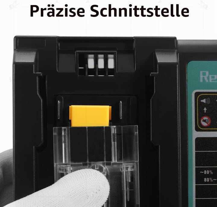 Ersatz DC18RA DC18RC Ladegerät 3A 14,4V~18V Schnellladegerät für Makita 14,4V~18V BL1860 BL1850 BL18
