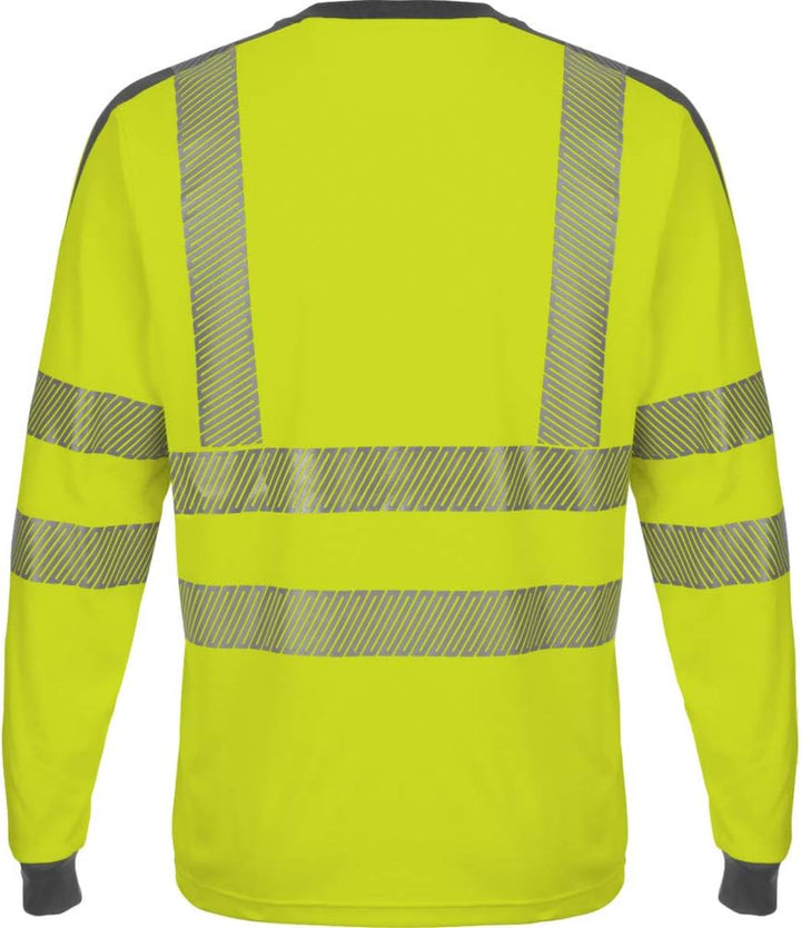 WÜRTH MODYF Warnschutz Langarmshirt Neon M Gelb Anthrazit, M Gelb Anthrazit