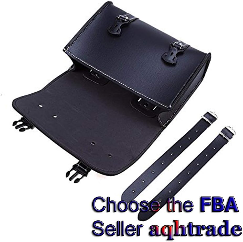 1x Motorrad Satteltaschen Leder wasserdichte Platz Satteltasche Seitliches Brot Werkzeugkasten Speic