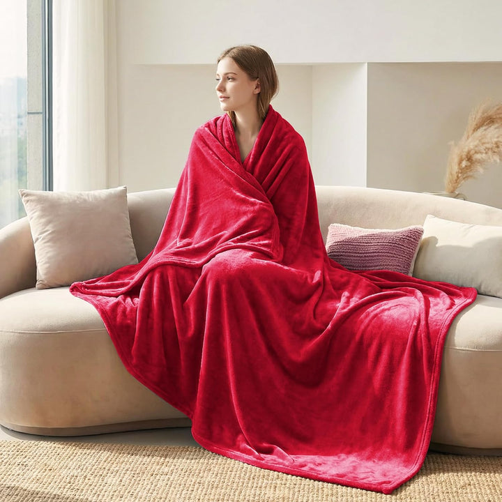 CozyLux Kuscheldecke Flauschig Decke 150x200 - XL Flanell Kuscheldecke 150x200, Weiche Sofa Decke, W