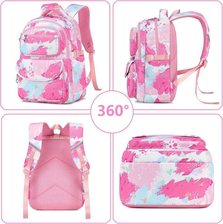 Schulrucksack Schulranzen Schultasche Sports Rucksack Freizeitrucksack Daypacks Backpack für Mädchen