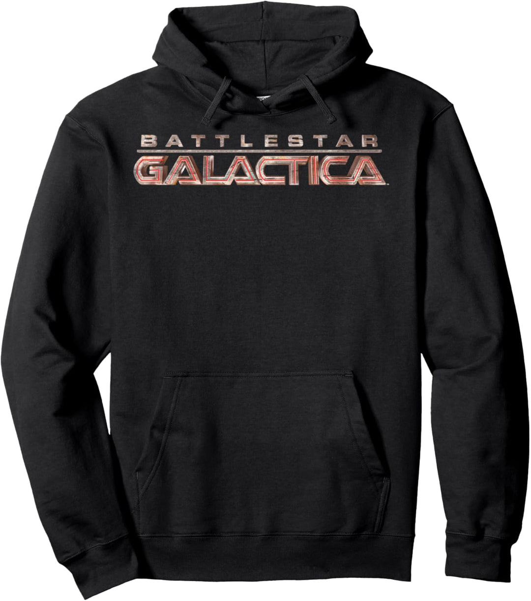 Battlestar Galactica Red Title Logo Pullover Hoodie