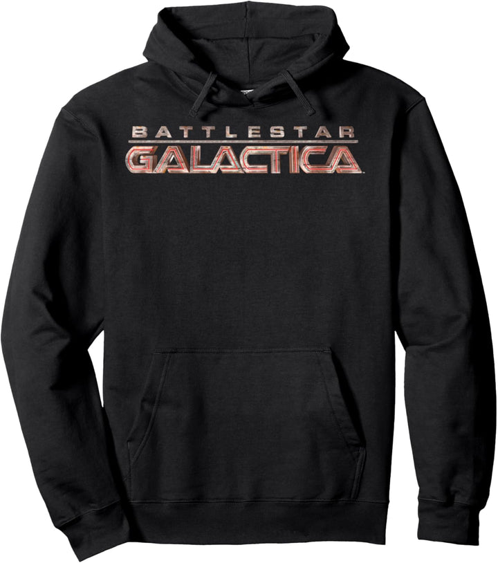 Battlestar Galactica Red Title Logo Pullover Hoodie