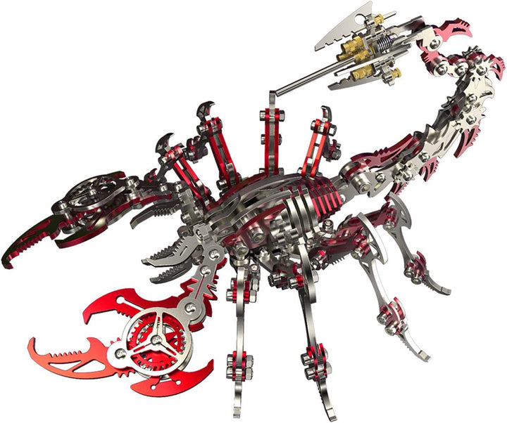 UpGLeuch 3D Skorpion Metall Puzzle Bunte Modell Kit,DIY 3D Puzzle Metall Erwachsene Skorpion mit Wer