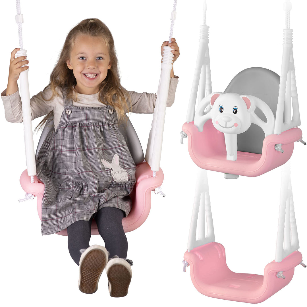 Ricokids, Eimer-Schaukelsitz 3in1, für Kinder von 6 Monaten bis 7 Jahren, modular, rutschfest, ergon