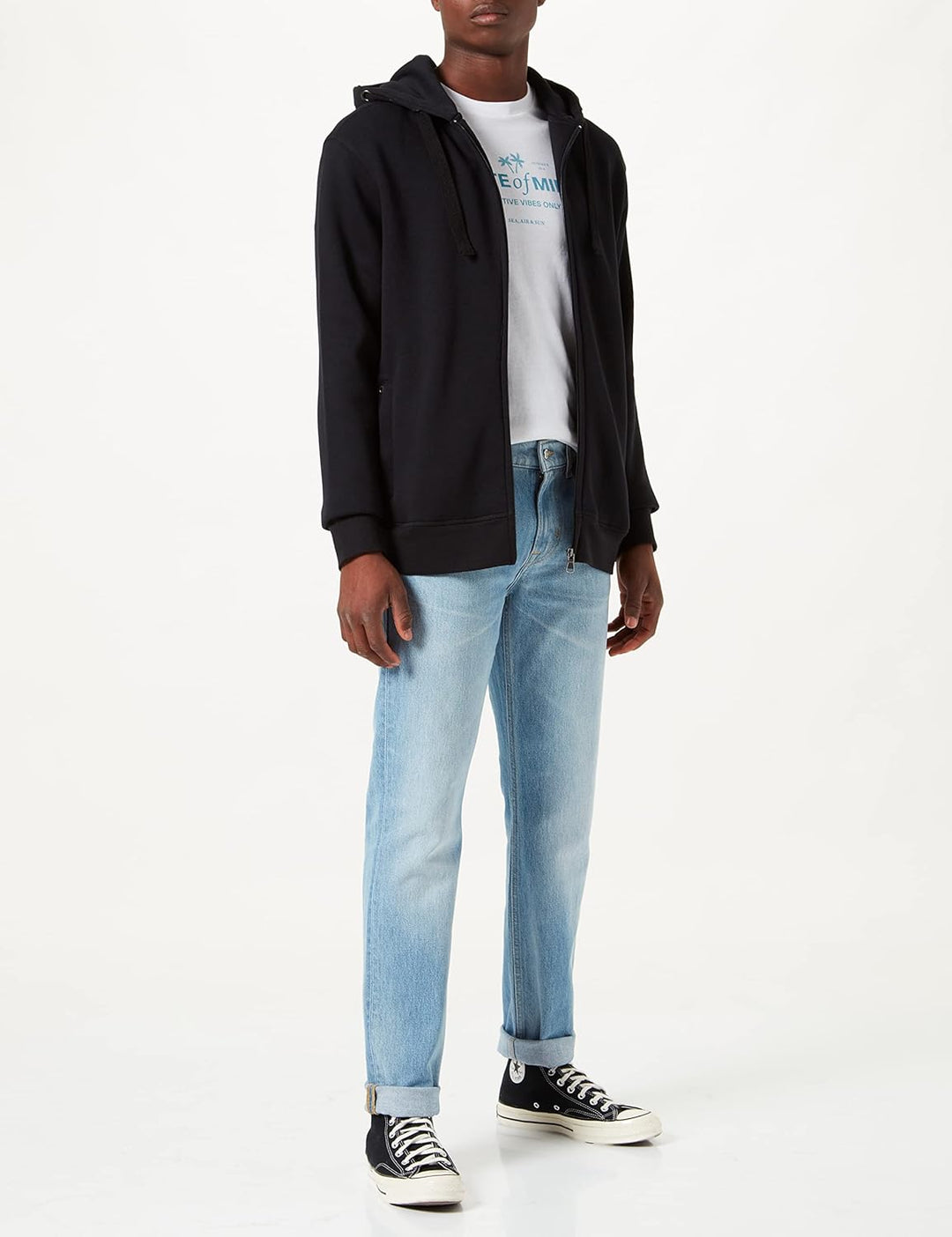 HRM Herren Premium Hooded Jacket I Fair Trade Kapuzenjacke, 320 g/m² I Aus 70% Baumwolle & 30% recyc