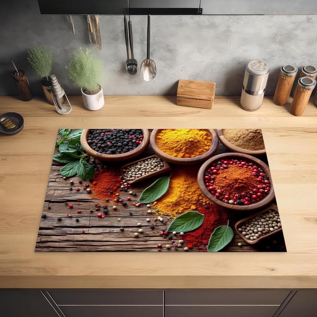 KitchenYeah© Herdabdeckplatte Einteilig Küche Ceranfeld Abdeckplatte Cerankochfeld Abdeckung Indukti