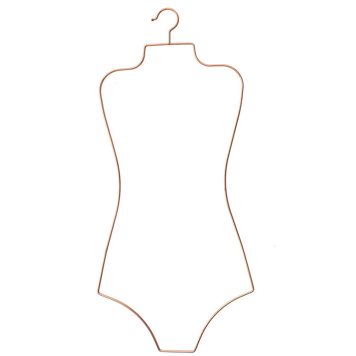 Bikini Badeanzug Aufhänger Draht Körperform Display Unterwäsche hänger 10 PCS (Roségold), Roségold