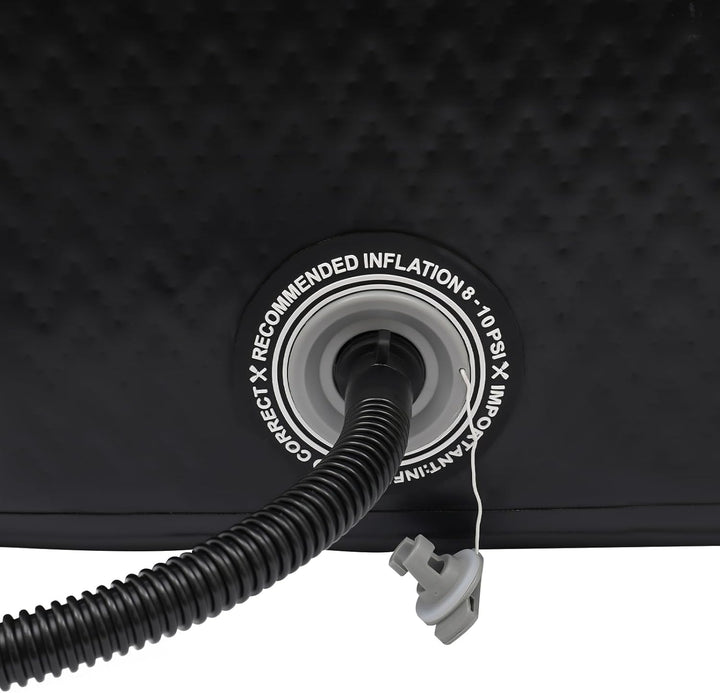 Aufblasbare Badewanne Erwachsene 275L Eisbad Eistonne Faltbare Eisbaden Tonne outdoor mit Aufblaspum