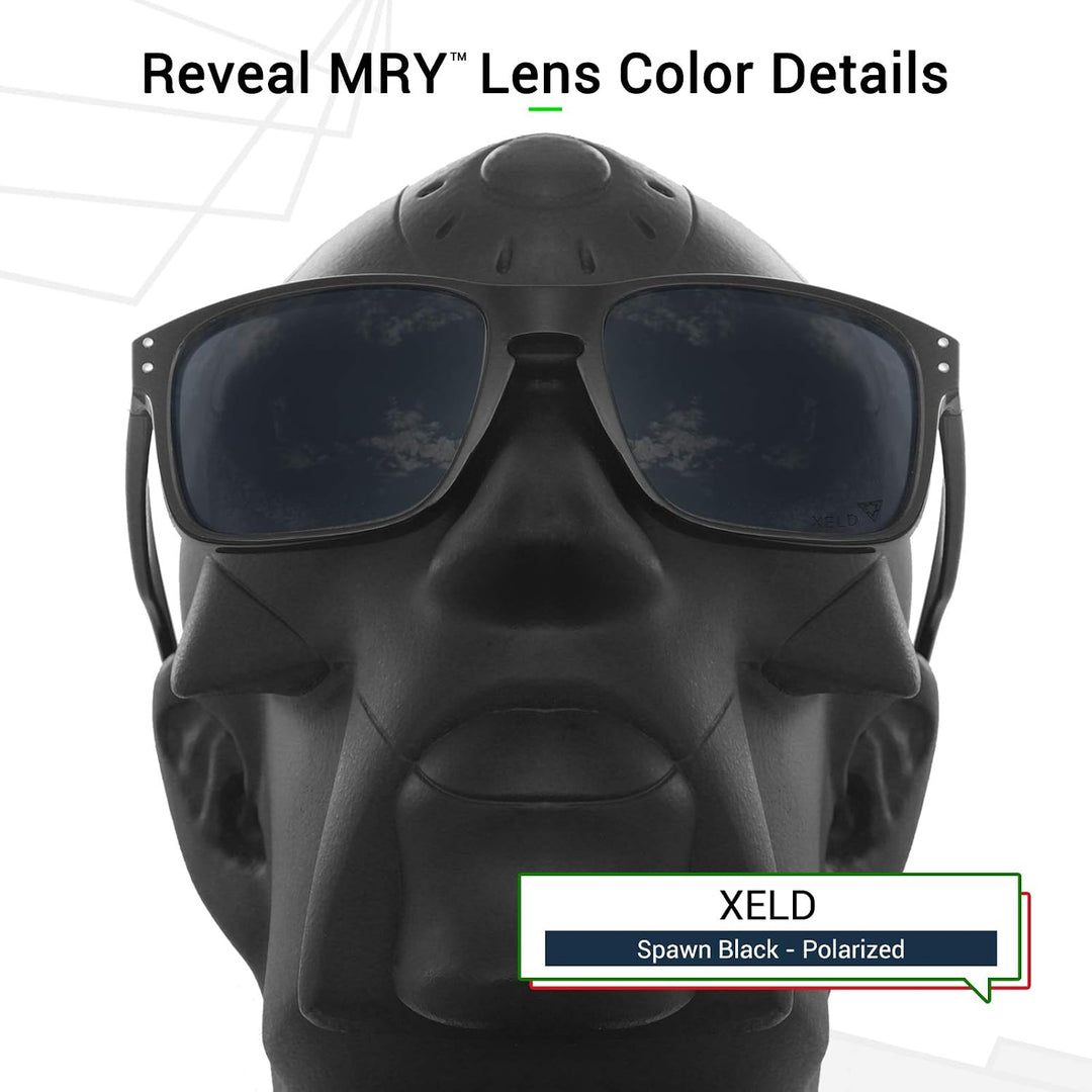 Mryok Ersatzgläser für Oakley Fives Squared - Options Xeld Polarisiert - Spawn Black, Xeld Polarisie