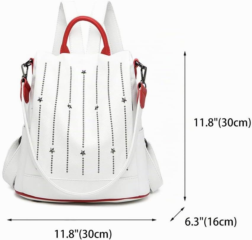 BUKESIYI Damen Tasche Rucksack Handtasche Frauen backpack Klein Anti Diebstahl Schulrucksack Laptop