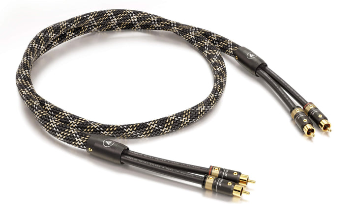 VIABLUE NF-S1 Silver Quattro Cinchkabel * Analog/NF * Audiokabel * Stereo * 1 Stück * 4-Fach Abschir
