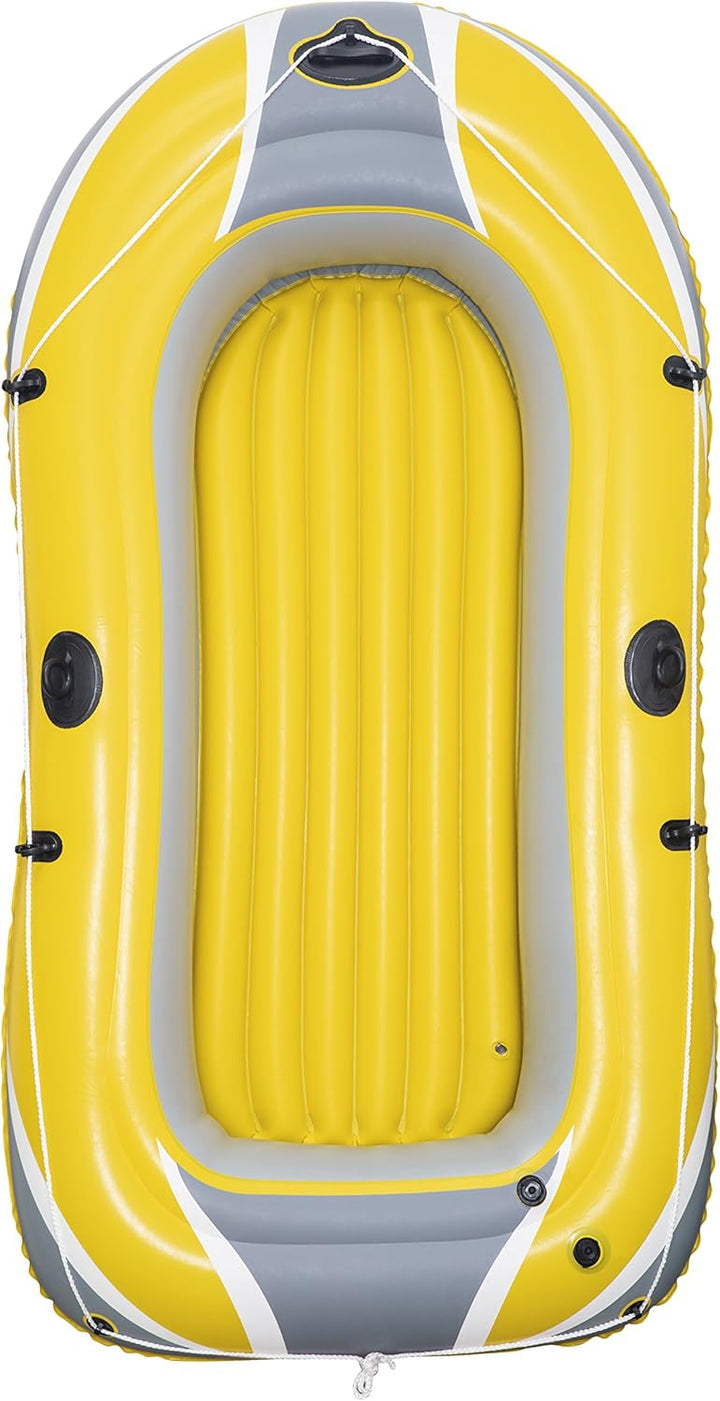 Bestway Hydro-Force Raft Set Boot 255x127 cm mit Blasebalg und 2 Rudern 228 x 121 cm, 228 x 121 cm