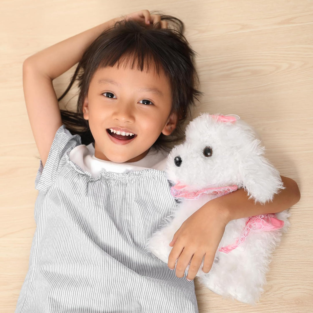 OR OR TU Hund Spielzeug Fernbedienung Elektronische Haustiere Plüschwelpe für Kinder Mädchen 3 4 5 6