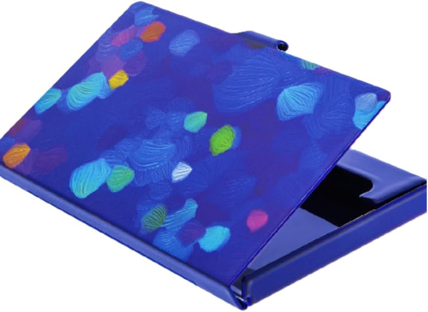 Busy Visitenkartenhalter – Blue Palette, blau, 9x6 cm, Klassisch