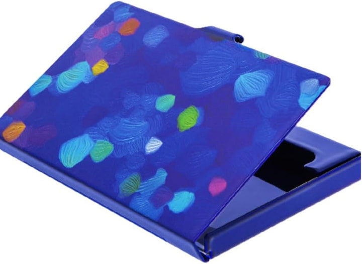 Busy Visitenkartenhalter – Blue Palette, blau, 9x6 cm, Klassisch