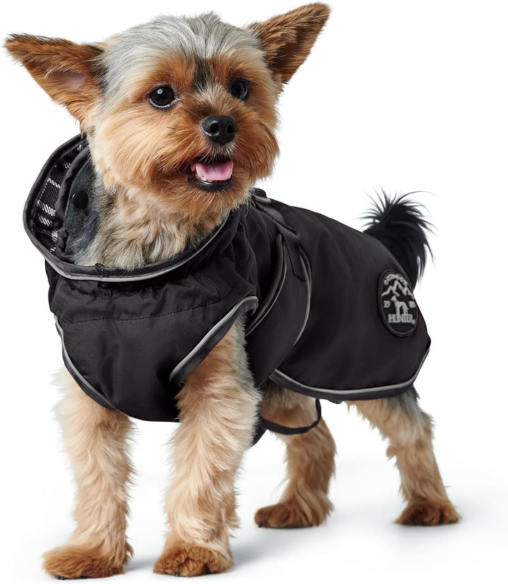 HUNTER UPPSALA Hundemantel, wasserabweisend, reflektierend, 45, schwarz schwarz 45, schwarz 45