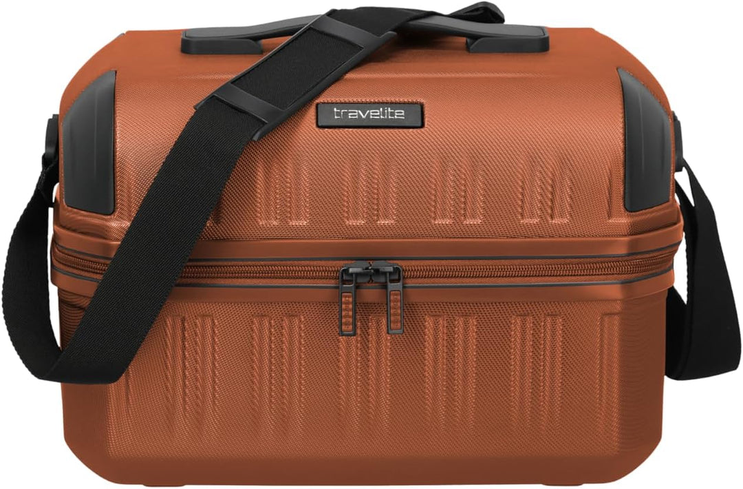 travelite Beautycase DYNAMIIC, Kosmetikkoffer Hartschale, 38 cm, 20 Liter | Kulturtasche für Damen &amp;