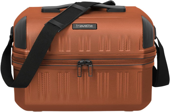 travelite Beautycase DYNAMIIC, Kosmetikkoffer Hartschale, 38 cm, 20 Liter | Kulturtasche für Damen &amp;