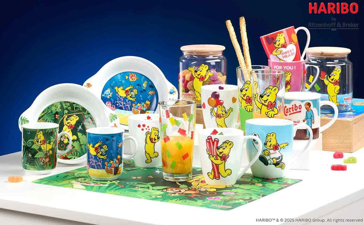 Ritzenhoff &amp; Breker Haribo Seaworld Kinder-Set 2-teilig – Becher 270 ml, Schale mit Griff – Spülmasc