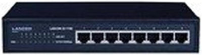 LANCOM GS-1108, Unmanaged Gigabit Ethernet Switch, 8 Ports (10/100/1000 MBit/s), geräuschlos durch l