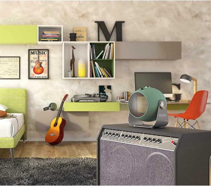 Olimpia Splendid 99404 Caldodesign S Keramik Heizlüfter 1800 W, 50 m³, Grün, Grün