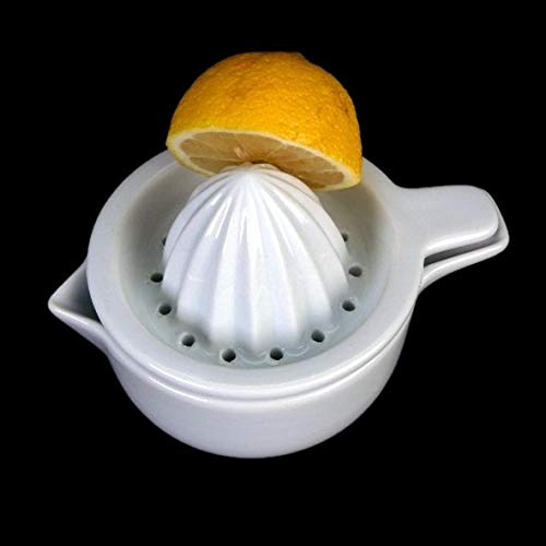 Holst Porzellan KPP SET 3 Porzellan Orangen- und Grapefruitpresse Set 3-tlg. Mörser, Saftpresse, Rei