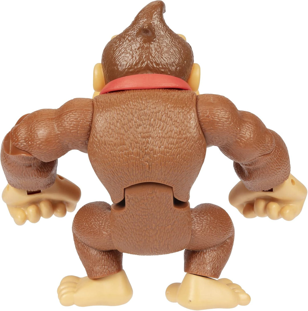Nintendo SUPER MARIO 6" / 15 cm grosse Donkey Kong Actionfigur mit beweglichen Funktionen, ideal zum
