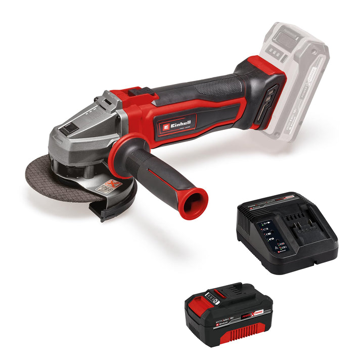 Einhell Akku-Winkelschleifer TE-AG 18/115 Q Li Power X-Change (18V, 115 mm Scheibendurchmesser, 28 m