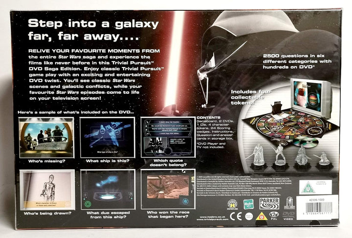 Hasbro - Trivial Pursuit Star Wars DVD Brettspiel (engl.)