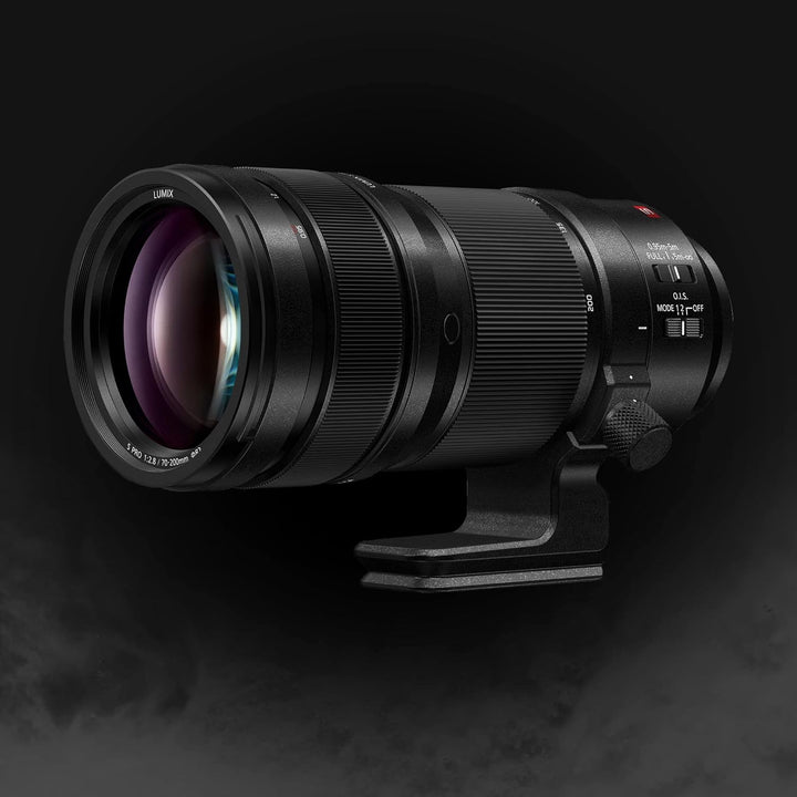 Panasonic S-E70200E LUMIX S PRO Objektiv (70-200mm, F2.8, Staub, Spritzwasser und Kälteresistent) Sc
